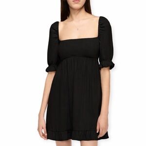 Aritzia - Wilfred Black Textured Dress